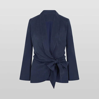 Lace - Up V - Neck Top & Wide Leg Pants - Diva Melody