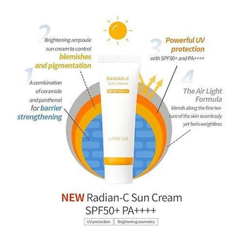 [Laneige] RADIAN-C SUNCREAM 50ml(SPF50+) - Diva Melody
