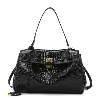 Large Capacity Soft Leather Handbag - Diva Melody