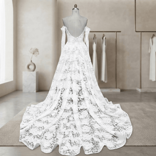 Long Sleeve A-Line Bridal Gown - Diva Melody