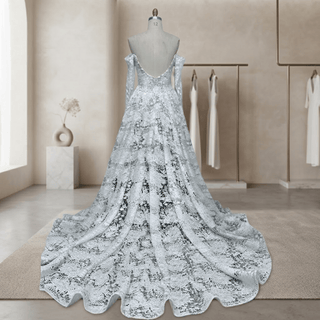 Long Sleeve A-Line Bridal Gown - Diva Melody