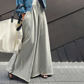 Loose Cotton Trousers Wide Leg Pants - Diva Melody