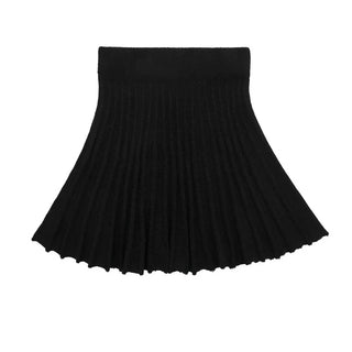 Loose Knitted Cropped Sweater and Skirt - Diva Melody