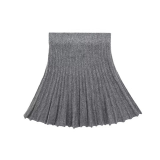 Loose Knitted Cropped Sweater and Skirt - Diva Melody