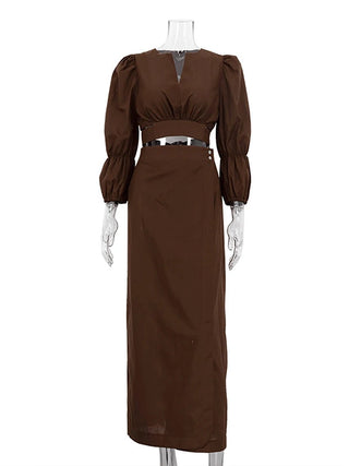 Loose Linen Crop Top Skirt Set - Diva Melody