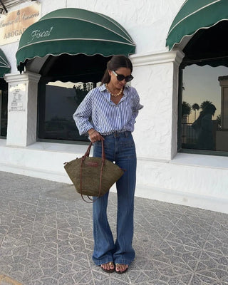 Loose Striped Fashion Shirt - Diva Melody