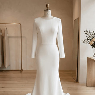 Luxurious Velvet Wedding Gown - Diva Melody