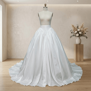 Luxury Two-Piece Basque Waist Wedding Dress - Diva Melody