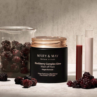 [Mary&May] Blackberry Complex Glow Wash off Pack 125g - Diva Melody