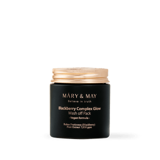[Mary&May] Blackberry Complex Glow Wash off Pack 125g - Diva Melody