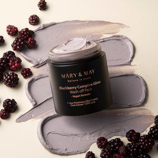 [Mary&May] Blackberry Complex Glow Wash off Pack 125g - Diva Melody
