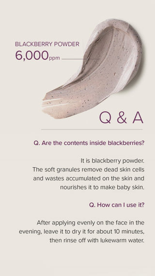[Mary&May] Blackberry Complex Glow Wash off Pack 125g - Diva Melody