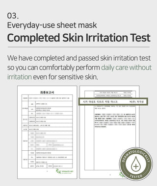 [Mary&May] Cica Houttuynia cordata Tea Tree Calming Mask Pack - 30 sheets - Diva Melody