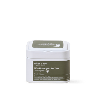 [Mary&May] Cica Houttuynia cordata Tea Tree Calming Mask Pack - 30 sheets - Diva Melody