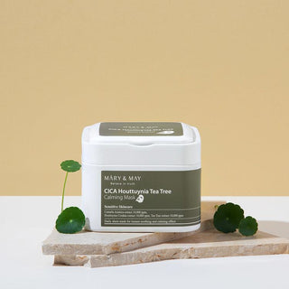 [Mary&May] Cica Houttuynia cordata Tea Tree Calming Mask Pack - 30 sheets - Diva Melody