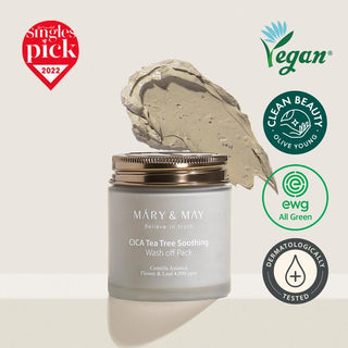 [Mary&May] CICA TeaTree Soothing Wash off Pack 125g - Diva Melody