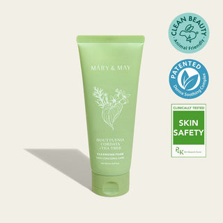 [Mary&May] Houttuynia Cordata + Tea Tree Cleansing Foam - 150ml - Diva Melody