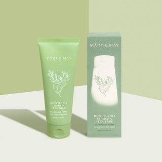 [Mary&May] Houttuynia Cordata + Tea Tree Cleansing Foam - 150ml - Diva Melody