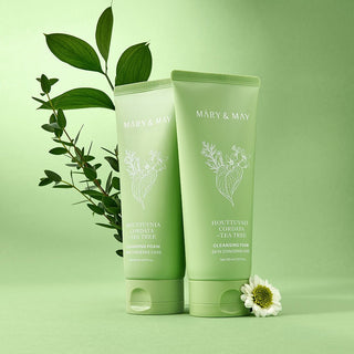 [Mary&May] Houttuynia Cordata + Tea Tree Cleansing Foam - 150ml - Diva Melody