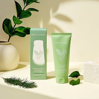 [Mary&May] Houttuynia Cordata + Tea Tree Cleansing Foam - 150ml - Diva Melody