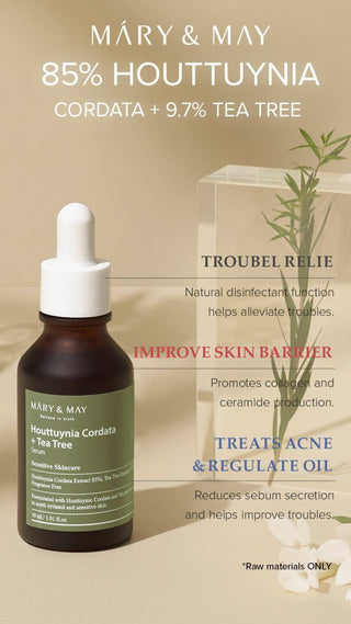[Mary&May] Houttuynia Cordata +Tea Tree Serum - 30ml - Diva Melody