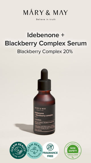 [Mary&May] Idebenone + Blackberry Complex Serum 30ml - Diva Melody
