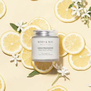 [Mary&May] Lemon Niacinamide Glow Wash Off Pack 125g - Diva Melody
