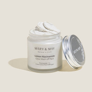 [Mary&May] Lemon Niacinamide Glow Wash Off Pack 125g - Diva Melody
