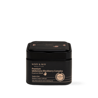 [Mary&May] Premium Idebenone Blackberry Complex Essence Mask 20EA/250g - Diva Melody