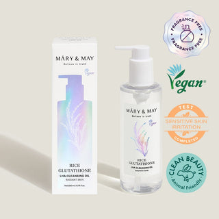 [Mary&May] Rice Glutathione LHA Cleansing Oil 200ml - Diva Melody