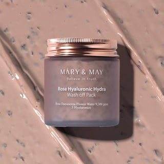 [Mary&May] Rose Hyaluronic Hydra Wash Off Pack 125g - Diva Melody