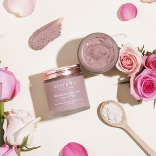 [Mary&May] Rose Hyaluronic Hydra Wash Off Pack 125g - Diva Melody
