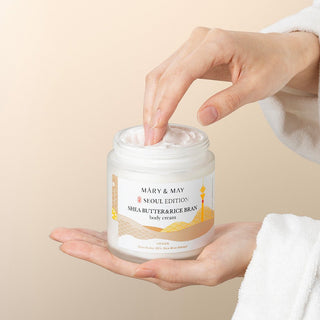 [Mary&May] Shea Butter & Rice Bran Body Cream 250ml - Diva Melody