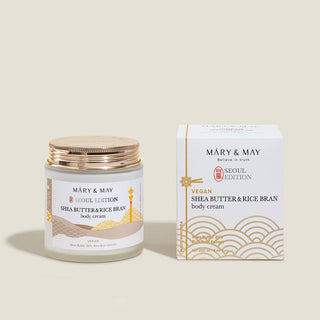 [Mary&May] Shea Butter & Rice Bran Body Cream 250ml - Diva Melody