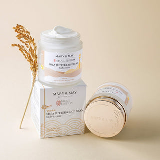 [Mary&May] Shea Butter & Rice Bran Body Cream 250ml - Diva Melody