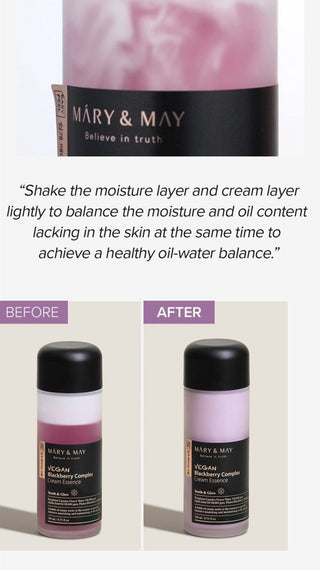[Mary&May] Vegan Blackberry Complex Cream Essence 140ml - Diva Melody
