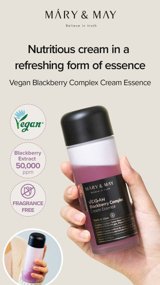 [Mary&May] Vegan Blackberry Complex Cream Essence 140ml - Diva Melody