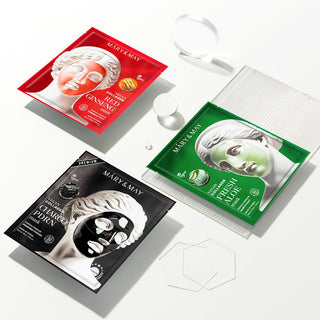 [Mary&May] Vegan Collagen Charcoal PDRN Mask (30g x4) - Diva Melody
