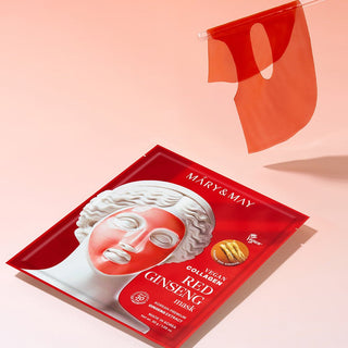 [Mary&May] Vegan Collagen Red Ginseng Mask (30g x4) - Diva Melody