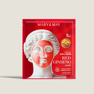 [Mary&May] Vegan Collagen Red Ginseng Mask (30g x4) - Diva Melody