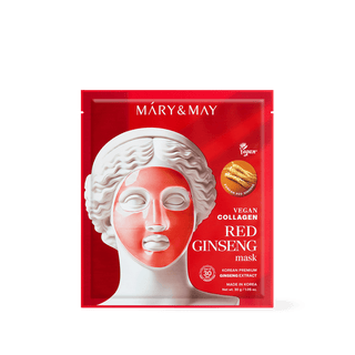 [Mary&May] Vegan Collagen Red Ginseng Mask (30g x4) - Diva Melody