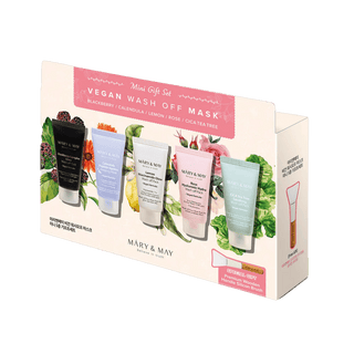 [Mary&May] Vegan Wash Off Mask Mini Gift Set (30g x5) - Diva Melody