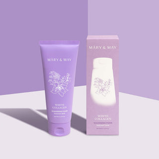 [Mary&May] White Collagen Cleansing Foam 150ml - Diva Melody