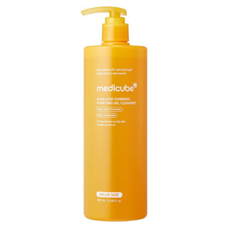 [Medicube] Kojic Acid Turmeric Gel to Foam Cleanser 500ml - Diva Melody