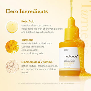 [Medicube] Kojic Acid Turmeric Niacinamide Serum 30ml - Diva Melody