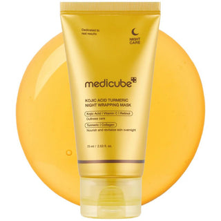 [Medicube] Kojic Acid Turmeric Night Wrapping Mask 75ml - Diva Melody