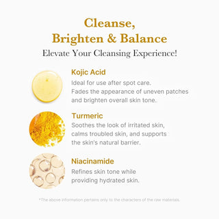 [Medicube] Kojic Acid Turmeric Toning Cleanser 120g - Diva Melody