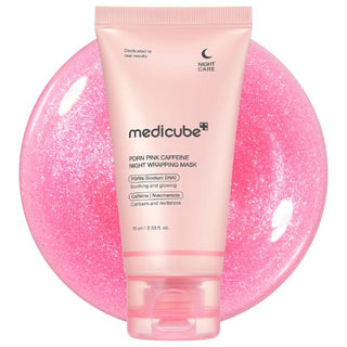 [Medicube] PDRN Pink Caffeine Overnight Wrapping Mask 75ml - Diva Melody