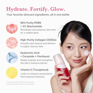 [Medicube] PDRN Pink Collagen Bubble Serum 95ml - Diva Melody