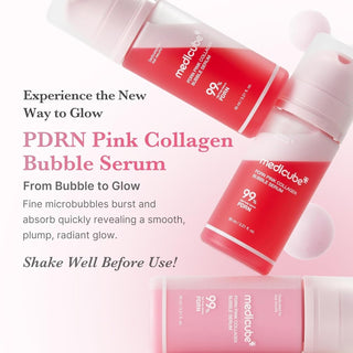 [Medicube] PDRN Pink Collagen Bubble Serum 95ml - Diva Melody
